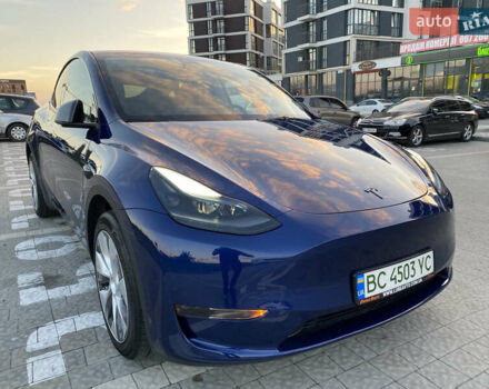 Синий Тесла Model Y, объемом двигателя 0 л и пробегом 15 тыс. км за 28200 $, фото 1 на Automoto.ua