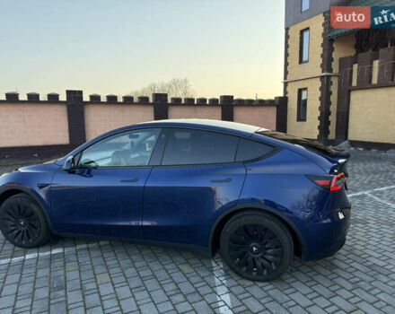 Синий Тесла Model Y, объемом двигателя 0 л и пробегом 27 тыс. км за 28100 $, фото 9 на Automoto.ua