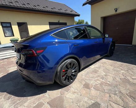 Синий Тесла Model Y, объемом двигателя 0 л и пробегом 37 тыс. км за 31000 $, фото 4 на Automoto.ua