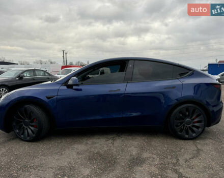 Синий Тесла Model Y, объемом двигателя 0 л и пробегом 36 тыс. км за 31000 $, фото 12 на Automoto.ua