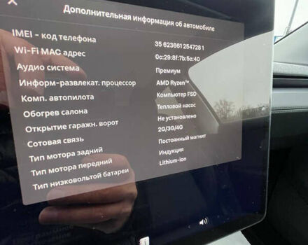 Синій Тесла Model Y, об'ємом двигуна 0 л та пробігом 35 тис. км за 34500 $, фото 14 на Automoto.ua