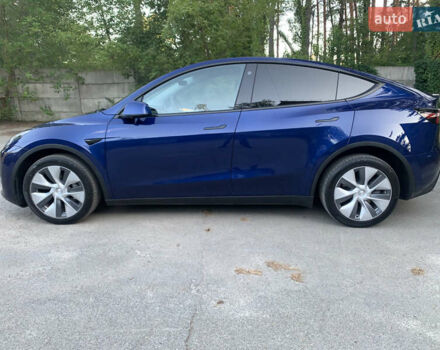 Синий Тесла Model Y, объемом двигателя 0 л и пробегом 34 тыс. км за 26800 $, фото 5 на Automoto.ua