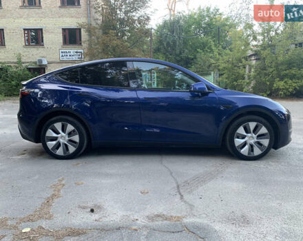 Синий Тесла Model Y, объемом двигателя 0 л и пробегом 34 тыс. км за 26800 $, фото 1 на Automoto.ua
