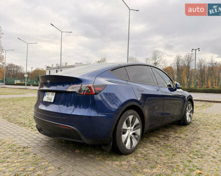 Синий Тесла Model Y, объемом двигателя 0 л и пробегом 46 тыс. км за 31900 $, фото 4 на Automoto.ua