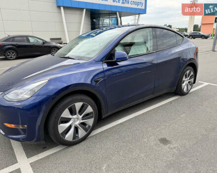 Синий Тесла Model Y, объемом двигателя 0 л и пробегом 16 тыс. км за 32500 $, фото 4 на Automoto.ua