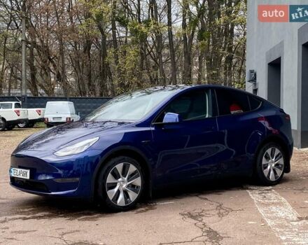 Синий Тесла Model Y, объемом двигателя 0 л и пробегом 35 тыс. км за 30999 $, фото 3 на Automoto.ua