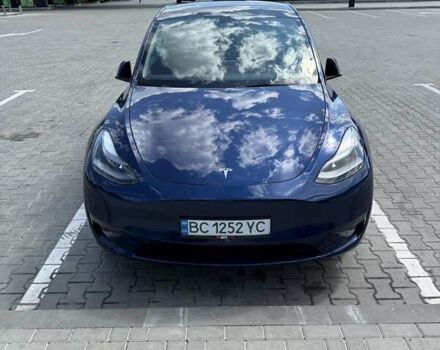 Синий Тесла Model Y, объемом двигателя 0 л и пробегом 13 тыс. км за 28500 $, фото 8 на Automoto.ua