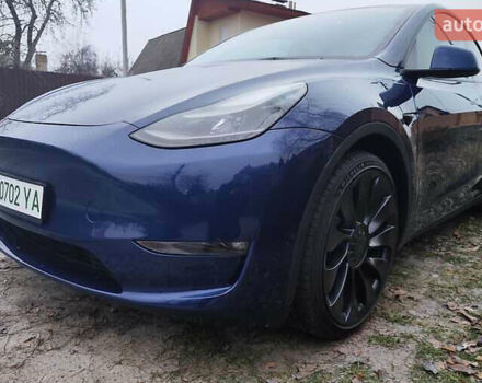 Синій Тесла Model Y, об'ємом двигуна 0 л та пробігом 24 тис. км за 25000 $, фото 3 на Automoto.ua