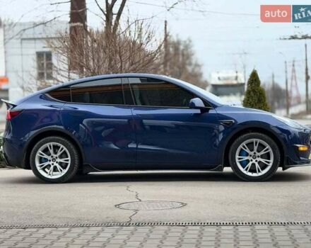Синий Тесла Model Y, объемом двигателя 0 л и пробегом 14 тыс. км за 27600 $, фото 5 на Automoto.ua