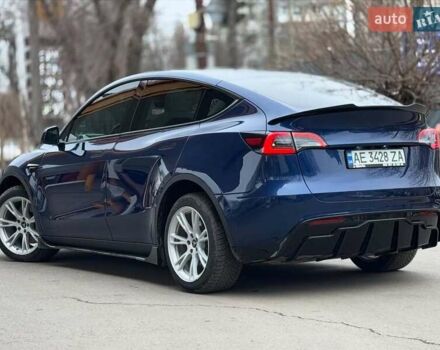 Синий Тесла Model Y, объемом двигателя 0 л и пробегом 14 тыс. км за 27600 $, фото 2 на Automoto.ua