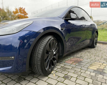 Синій Тесла Model Y, об'ємом двигуна 0 л та пробігом 40 тис. км за 38500 $, фото 3 на Automoto.ua