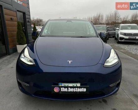 Синий Тесла Model Y, объемом двигателя 0 л и пробегом 10 тыс. км за 30494 $, фото 35 на Automoto.ua