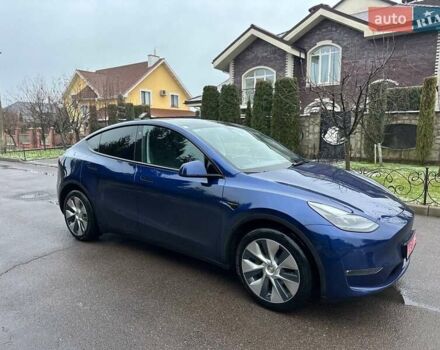 Синий Тесла Model Y, объемом двигателя 0 л и пробегом 46 тыс. км за 35900 $, фото 3 на Automoto.ua