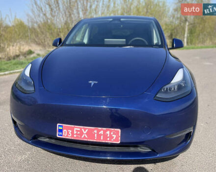 Синий Тесла Model Y, объемом двигателя 0 л и пробегом 28 тыс. км за 28819 $, фото 16 на Automoto.ua