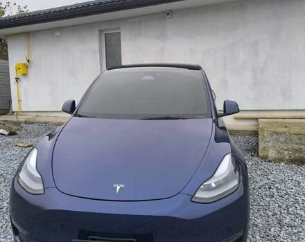Синий Тесла Model Y, объемом двигателя 0 л и пробегом 23 тыс. км за 36000 $, фото 7 на Automoto.ua