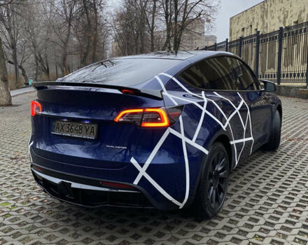 Синий Тесла Model Y, объемом двигателя 0 л и пробегом 42 тыс. км за 26900 $, фото 5 на Automoto.ua
