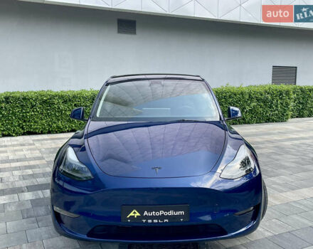 Синій Тесла Model Y, об'ємом двигуна 0 л та пробігом 34 тис. км за 28900 $, фото 45 на Automoto.ua