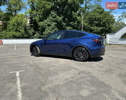 Синий Тесла Model Y, объемом двигателя 0 л и пробегом 15 тыс. км за 33000 $, фото 9 на Automoto.ua