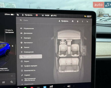 Синий Тесла Model Y, объемом двигателя 0 л и пробегом 36 тыс. км за 31000 $, фото 84 на Automoto.ua