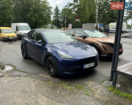 Синій Тесла Model Y, об'ємом двигуна 0 л та пробігом 55 тис. км за 35000 $, фото 3 на Automoto.ua
