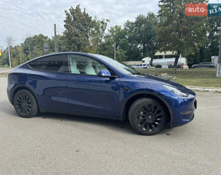 Синий Тесла Model Y, объемом двигателя 0 л и пробегом 10 тыс. км за 25000 $, фото 2 на Automoto.ua