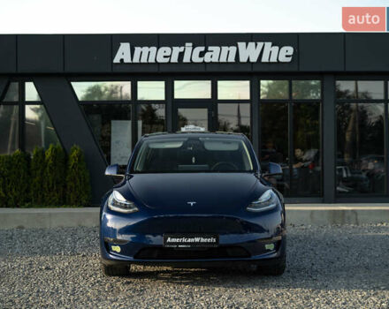 Синий Тесла Model Y, объемом двигателя 0 л и пробегом 79 тыс. км за 31900 $, фото 1 на Automoto.ua