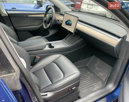 Синий Тесла Model Y, объемом двигателя 0 л и пробегом 41 тыс. км за 28500 $, фото 7 на Automoto.ua
