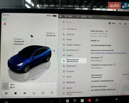 Синий Тесла Model Y, объемом двигателя 0 л и пробегом 59 тыс. км за 25500 $, фото 2 на Automoto.ua