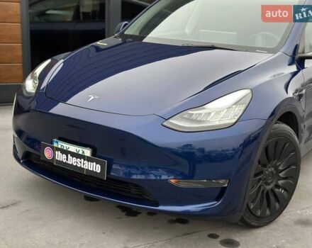 Синий Тесла Model Y, объемом двигателя 0 л и пробегом 10 тыс. км за 30994 $, фото 1 на Automoto.ua