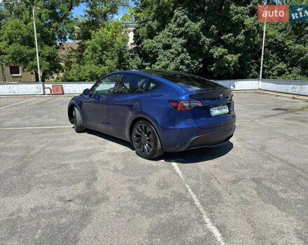 Синий Тесла Model Y, объемом двигателя 0 л и пробегом 15 тыс. км за 33000 $, фото 10 на Automoto.ua