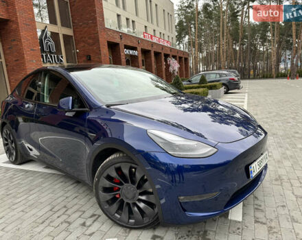 Синий Тесла Model Y, объемом двигателя 0 л и пробегом 18 тыс. км за 31200 $, фото 15 на Automoto.ua