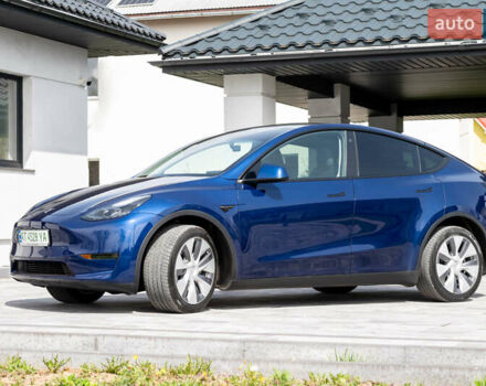 Синий Тесла Model Y, объемом двигателя 0 л и пробегом 55 тыс. км за 27200 $, фото 3 на Automoto.ua