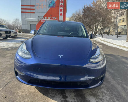 Синий Тесла Model Y, объемом двигателя 0 л и пробегом 21 тыс. км за 26500 $, фото 2 на Automoto.ua