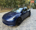 Синий Тесла Model Y, объемом двигателя 0 л и пробегом 45 тыс. км за 32500 $, фото 1 на Automoto.ua