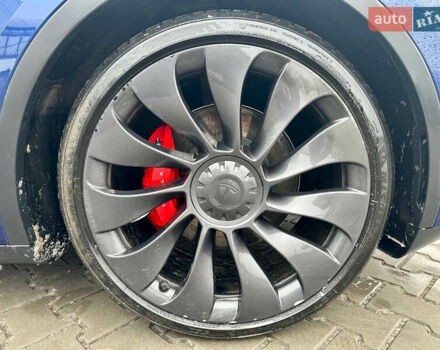 Синий Тесла Model Y, объемом двигателя 0 л и пробегом 15 тыс. км за 31400 $, фото 5 на Automoto.ua