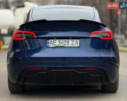 Синий Тесла Model Y, объемом двигателя 0 л и пробегом 14 тыс. км за 27600 $, фото 3 на Automoto.ua