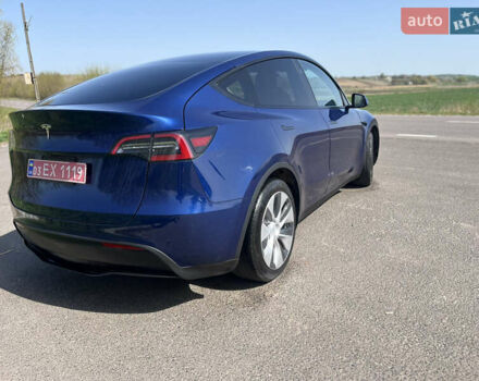 Синий Тесла Model Y, объемом двигателя 0 л и пробегом 28 тыс. км за 28819 $, фото 23 на Automoto.ua