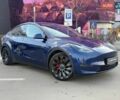 Синій Тесла Model Y, об'ємом двигуна 0 л та пробігом 46 тис. км за 34990 $, фото 1 на Automoto.ua