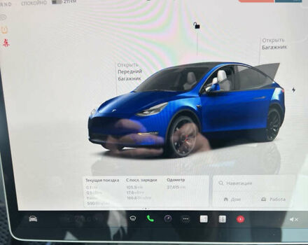 Синий Тесла Model Y, объемом двигателя 0 л и пробегом 37 тыс. км за 31000 $, фото 14 на Automoto.ua