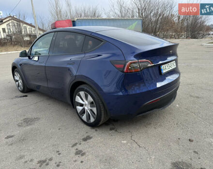 Синий Тесла Model Y, объемом двигателя 0 л и пробегом 15 тыс. км за 28900 $, фото 4 на Automoto.ua