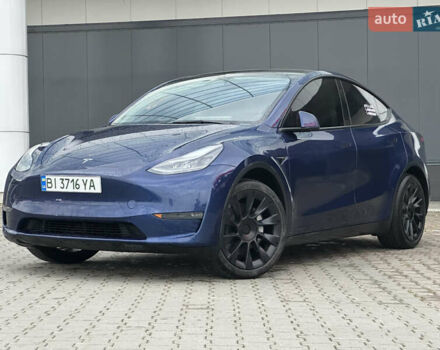 Синий Тесла Model Y, объемом двигателя 0 л и пробегом 36 тыс. км за 33000 $, фото 3 на Automoto.ua