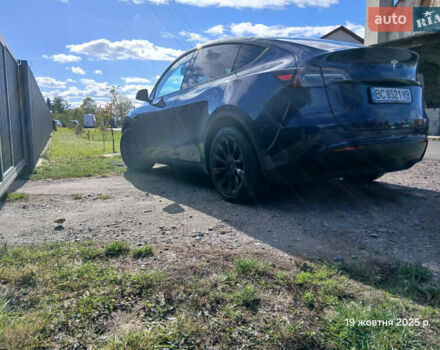Синий Тесла Model Y, объемом двигателя 0 л и пробегом 25 тыс. км за 27300 $, фото 3 на Automoto.ua