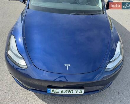 Синий Тесла Model Y, объемом двигателя 0 л и пробегом 40 тыс. км за 26999 $, фото 6 на Automoto.ua