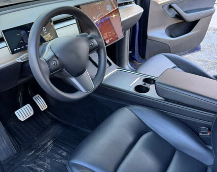 Синий Тесла Model Y, объемом двигателя 0 л и пробегом 47 тыс. км за 30100 $, фото 7 на Automoto.ua