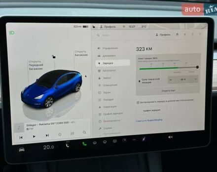 Синий Тесла Model Y, объемом двигателя 0 л и пробегом 10 тыс. км за 30494 $, фото 52 на Automoto.ua