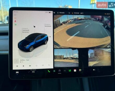 Синий Тесла Model Y, объемом двигателя 0 л и пробегом 48 тыс. км за 32990 $, фото 21 на Automoto.ua