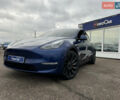Синий Тесла Model Y, объемом двигателя 0 л и пробегом 36 тыс. км за 31000 $, фото 1 на Automoto.ua