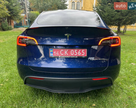 Синий Тесла Model Y, объемом двигателя 0 л и пробегом 37 тыс. км за 27270 $, фото 14 на Automoto.ua