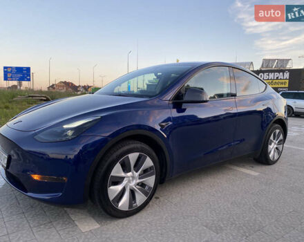 Синий Тесла Model Y, объемом двигателя 0 л и пробегом 15 тыс. км за 28200 $, фото 11 на Automoto.ua