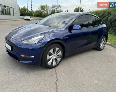 Синій Тесла Model Y, об'ємом двигуна 0 л та пробігом 38 тис. км за 25500 $, фото 1 на Automoto.ua